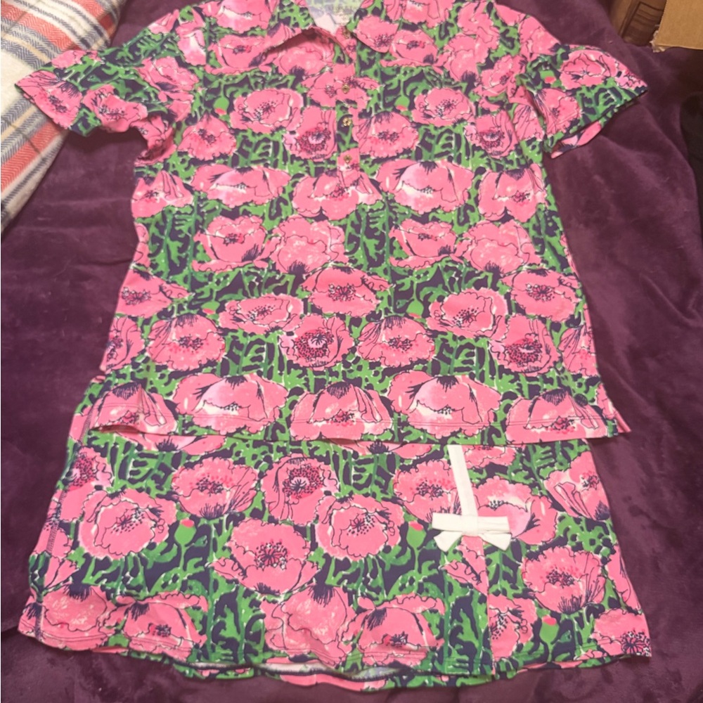 Lilly Pulitzer Low Tide Navy Floral Set